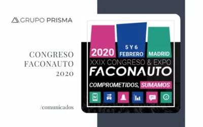PRISMA patrocina el Congreso Faconauto 2020