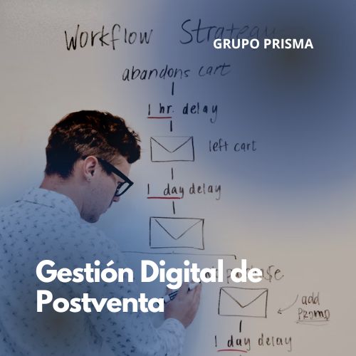 Plataforma de cursos online de grupo prisma: curso de gestión digital del cliente postventa